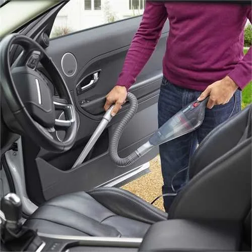 BLACK+DECKER Auto-Handstaubsauger NVB12AVA-XJ - Staubbehältervolumen: 370 ml - Leistung: 9 W - Eingangsspannung: 12 V