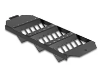 DeLOCK Optical Fiber Mounting for floor tank 18 port for SC Simplex / LC Duplex couplers black