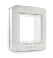SureFlap Freilauftür XXL mit Mikrochip-Erkennung - Material: Kunststoff - Detailfarbe: Weiss - Tierart: Katze - Produkttyp: Freilauftüren