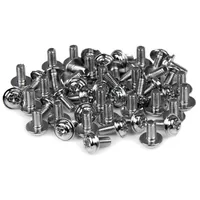 StarTech.com PC Mounting Computer Screws M3 x 1/4in Long Standoff - 50 Pack - TAA