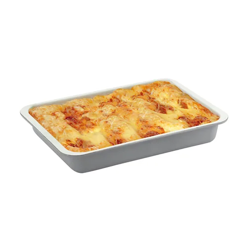 Zenker Auflaufform und Grillform Eckig, Crème - Materialtyp: Metall - Material: Stahl - Detailfarbe: Crème - Set: Nein - Verpackungseinheit: 1 Stück - Form: Eckig