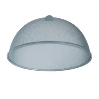 Kela Abdeckhaube Como Grau, 15 x 35 cm - Unterteilungsmöglichkeit: Nein - Material: Metall - Detailfarbe: Grau - Set: Nein - Durchmesser: 35 cm - Verpackungseinheit: 1 Stück