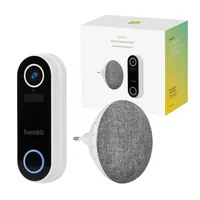 hombli Smart Doorbell Pack, Weiss - App kompatibel: Ja - Schutzart: IP65 - Detailfarbe: Weiss - Vandalenschutz: Nein - Anzahl Ruftasten: 1 - Integrierte Kamera: Ja