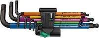 Wera Winkelschlüssel-Set 1.5-10 mm Innensechskant - Kugelkopf: Ja - Schraubenziehertyp: Innensechskant