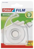 tesa Handabroller invisible 19 mm x 33 m, Transparent, 1 Rolle - Material: Keine Angabe - Detailfarbe: Transparent