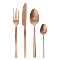 EGLO Besteck-Set Beloha 16-teilig, Rose-Gold - Produkttyp: Besteck-Set - Material: Edelstahl - Griffmaterial: Edelstahl - Detailfarbe: Gold - Rosé - Anzahl Teile: 16 Teile - Spülmaschinenfest: Ja