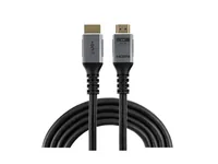 onit Kabel Premium HDMI - HDMI, 4K/60Hz, 1 m - Kabeltyp: Anschlusskabel - Videoanschluss Seite A: HDMI - Videoanschluss Seite B: HDMI - Detailfarbe: Schwarz - HDMI Standard: 2.0 - Display Port Standard: Keine Angabe