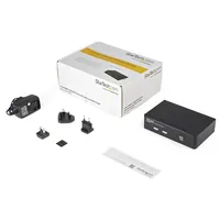 StarTech.com 2 Port USB HDMI KVM Switch with Audio and USB 2.0 Hub - TAA