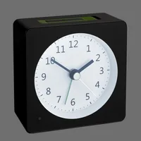 TFA Dostmann Klassischer Wecker Loom Schwarz - Ausstattung: Hintergrundbeleuchtung - Funktionen: Snooze-Funktion - Alarm - Displaytyp: Analog - Detailfarbe: Grün - Schwarz - Funksignal: Nein - Betriebsart: Batteriebetrieb