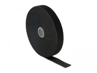 DELOCK Klettband auf Rolle L 10 m x B 20 mm in Box schwarz