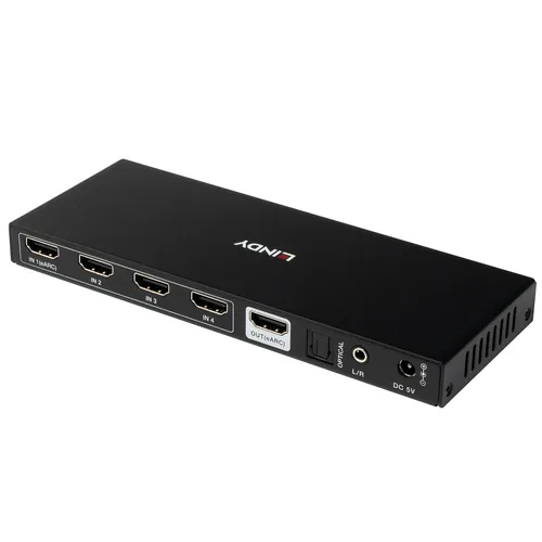 LINDY 4 Port HDMI 8K60 Switch mit eARC