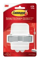Command Klebehaken Besenhalter 1.8 kg, Weiss - Verpackungseinheit: 1 Stück - Material: Kunststoff - Detailfarbe: Weiss - Widerstandsfähigkeit: Keine Angabe - Maximale Tragkraft: 1.8 kg - Klebehaftung: Extra stark