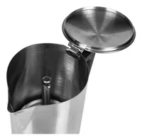 FURBER Espressokocher Chicchi 10 Tassen, Silber - Material: Stahl - Kompatible Kochfelder: Glaskeramik - Gas - Induktion - Elektro - Detailfarbe: Silber - Anzahl Tassen: 10 × - Betriebsart: Manueller Betrieb