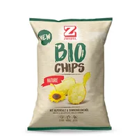 Zweifel Chips Bio Nature 110 g - Produkttyp: Nature Chips - Nährwertangabe pro: 100 g - Energiegehalt (in kj): 2300 KJ - Energiegehalt (in kcal): 552 Kcal - Fett: 36 g - Gesättigte Fettsäuren: 3 g