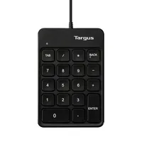 Targus Ziffernblock AKP13GL USB verkabelt - Verbindungsmöglichkeiten: USB Typ-A - USB Typ-C - Detailfarbe: Schwarz