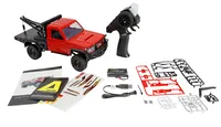 Amewi Toyota Land Cruiser Abschleppwagen 1:12 RTR Rot - Detailfarbe: Rot - Altersempfehlung ab: 14 Jahren - Benötigt zur Fertigstellung: Batterien für Sender - Kapazität Wattstunden: 8.88 Wh - Modelltyp: Crawler