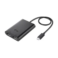 I-TEC USB-C -  Dual 4K/60Hz -  single 8K/30Hz -  DP Video Adapter -  2x DP Port