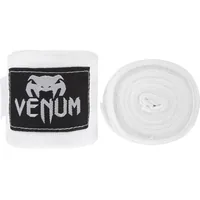 Venum EU- -0430-White Elastic hand wraps 2.49 m (98")