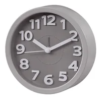 Hama Wecker Retro, rund Taupe, geräuscharm        186324