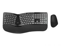 CONCEPTRONIC ERGO TastaturMaus Wireless Layout US schwarz