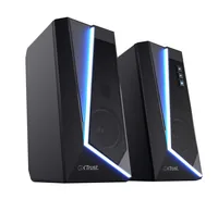 Trust PC-Lautsprecher GTX 609 Zoxa RGB-Illuminated - Audiokanäle: 2.0 - Detailfarbe: Schwarz - Schnittstellen: USB - Ausstattung: Lautstärkeregler - 3 -5 mm Klinke - LED-Beleuchtung