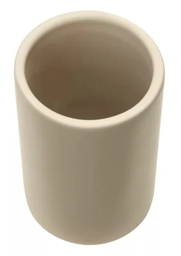 diaqua® Zahnputzbecher Zylo Beige - Detailfarbe: Beige - Detailmaterial: Keramik - Grundmaterial: Keramik