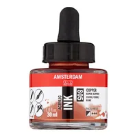 Amsterdam Acryltinte 805 Kupfer halbdeckend, 30 ml 30 ml, Kupfer - Art: Acryltinte - Detailfarbe: Kupfer - Set: Nein - Verpackungseinheit: 1 Stück