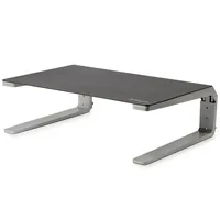 StarTech.com Monitor Riser Stand - Steel and Aluminum - Height Adjustable - For up to 32" (22lb/10kg) Displays
