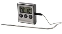 Xavax Fleischthermometer digital - Typ: Fleischthermometer - Anwendungsbereich: Bratentemperatur - Backofen - Kabelgebunden: Ja - Displaytyp: Digital - App kompatibel: Nein