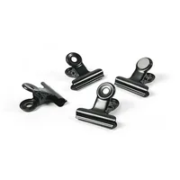 Trendform Magnetclip Graffa 4er Set, Schwarz - Detailfarbe: Schwarz - Verpackungseinheit: 4 Stück - Haftkraft: Stark haftend