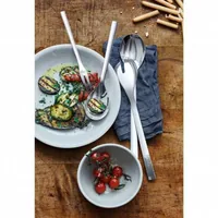 WMF Salatbesteck Nuova 4-teilig, Silber - Produkttyp: Salatbesteck  - Material: Cromargan - Detailfarbe: Silber - Länge: 25 cm - 30 cm - 20 cm