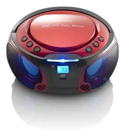Lenco SCD-550 Digital 3.6 W FM Red MP3 playback