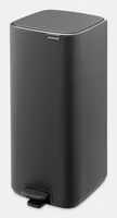 Brabantia Treteimer Bo 30 l, Anthrazit - Fassungsvermögen: 30 l - Anzahl Behälter: 1 - Detailfarbe: Anthrazit - Form: Eckig - Material: Stahl