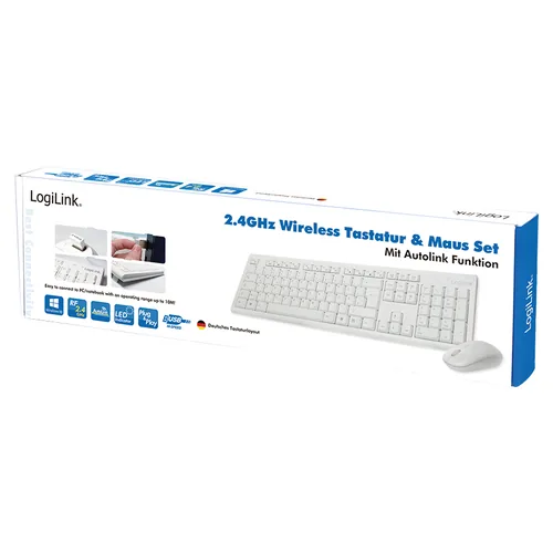 LogiLink Keyboard Mouse Combo wireless