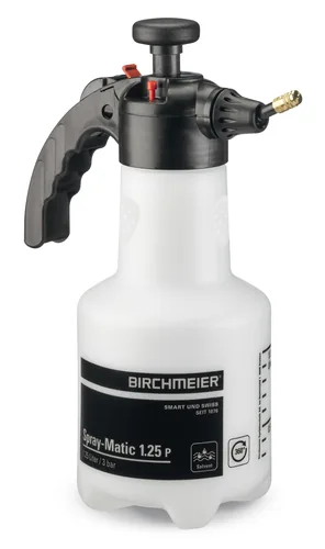 Birchmeier Handsprüher Spray-Matic 1.25 P / 360° - Fassungsvermögen: 1.25 l - Detailfarbe: Weiss - Gerätetyp: Druckspeichersprühgerät