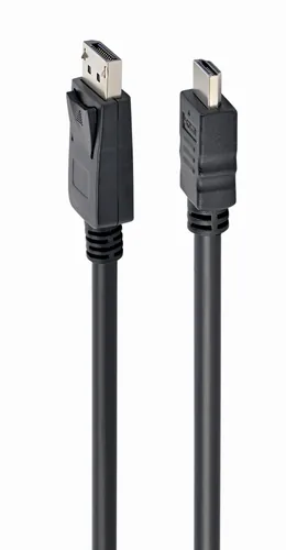 Gembird CC-DP-HDMI-3M DisplayPort to HDMI cable (not bi-directional), 3m, black