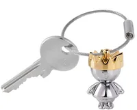 TROIKA Little King Key ring Gold, Grey