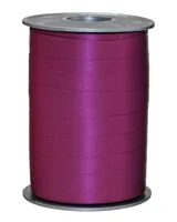 Pattberg Geschenkband Opak Matt 1 cm x 200 m: Farbe: Purpur - Breite: 10 mm - Länge: 200 m - Verpackungseinheit: 1 Stück - Detailfarbe: Neonpink - Band-Art: Geschenkband
