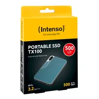 INTENSO External SSD TX100 500GB 3826450 USB 3.2, grey-blue