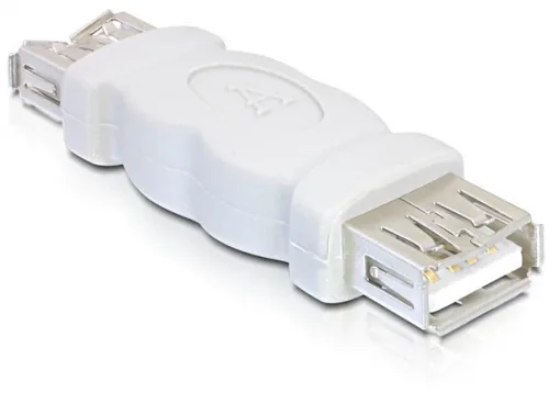 Delock USB 2.0 Adapter USB-A Buchse - USB-A Buchse - Detailfarbe: Schwarz - USB Standard: 2.0 (480 Mbps) - Winkelstecker: Nein - Steckertyp Seite B: USB-A Buchse - Steckertyp Seite A: USB-A Buchse - Besondere Eigenschaften: Keine