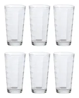 Bormioli Rocco Longdrinkglas Cube 370 ml, 6 Stück, Transparent - Material: Glas - Glas Typ: Longdrinkglas - Höhe: 14 cm - Volumen: 370 ml - Detailfarbe: Transparent