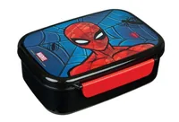 Scooli Lunchbox Spiderman Rot/Schwarz - Materialtyp: Kunststoff - Unterteilungsmöglichkeit: Ja - Material: Kunststoff - Set: Nein - Motiv: Superheld - Anwender: Kinder