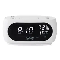Adler AD 1186W alarm clock Digital alarm clock Black, White
