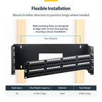 HINGED WALL MOUNTING BRACKET .