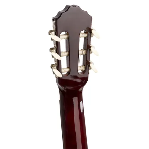 MAX Konzertgitarre SoloArt Set Sunburst - Griffbrett: Ahorn - Decke: Linde - Decke massiv: Nein - Gitarrengrösse: 4/4 - Mensur: 65 cm - Ausführung: Rechtshänder