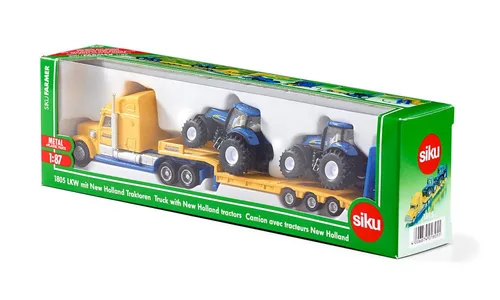 FARMER LKW mit New Holland Traktoren, Modellfahrzeug
