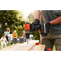 BlackDecker Akku-Schlagbohrschr. 18V, ohne Akku BCD383XN