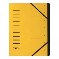 PAGNA Ordnungsmappe A4 40058-05 gelb 7-teilig