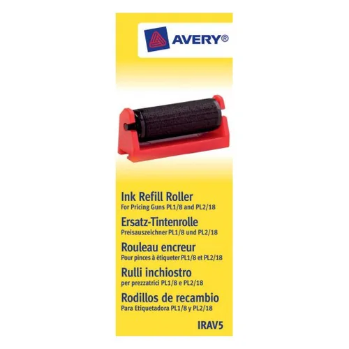 Avery Zweckform Ersatz-Tintenrollen für PL1/8 und PL2/18 Kunststoff Schwarz - Drucktechnik: Tintenstrahl - Druckmedien: Rolle - Schnittstellen: Keine - Kapazität Wattstunden: 0 Wh