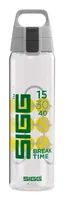 Sigg Trinkflasche Total Clear One 0.75 l Break Time - Material: Tritan - Nachhaltigkeit: Nicht angegeben - Spülmaschinenfest: Ja - Verschlusstyp: Knopfdruck - Farbe: Gelb - Grün - Transparent - Für Kinder: Ja